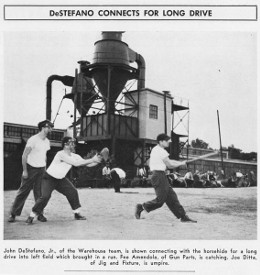 Employee softball game