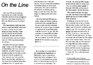 American Independent Movement- (On the Line) singned A concerned union member