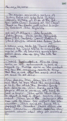 January 22, 2006: Local 609 Records