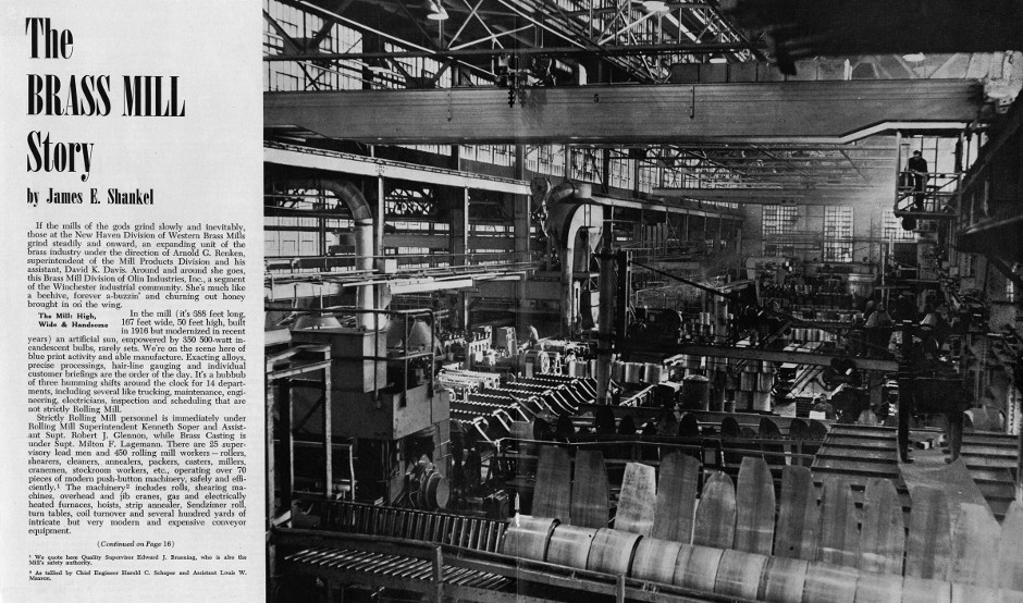 Winchester Life, The Brass Mill Story by James E. Shankel, 1952